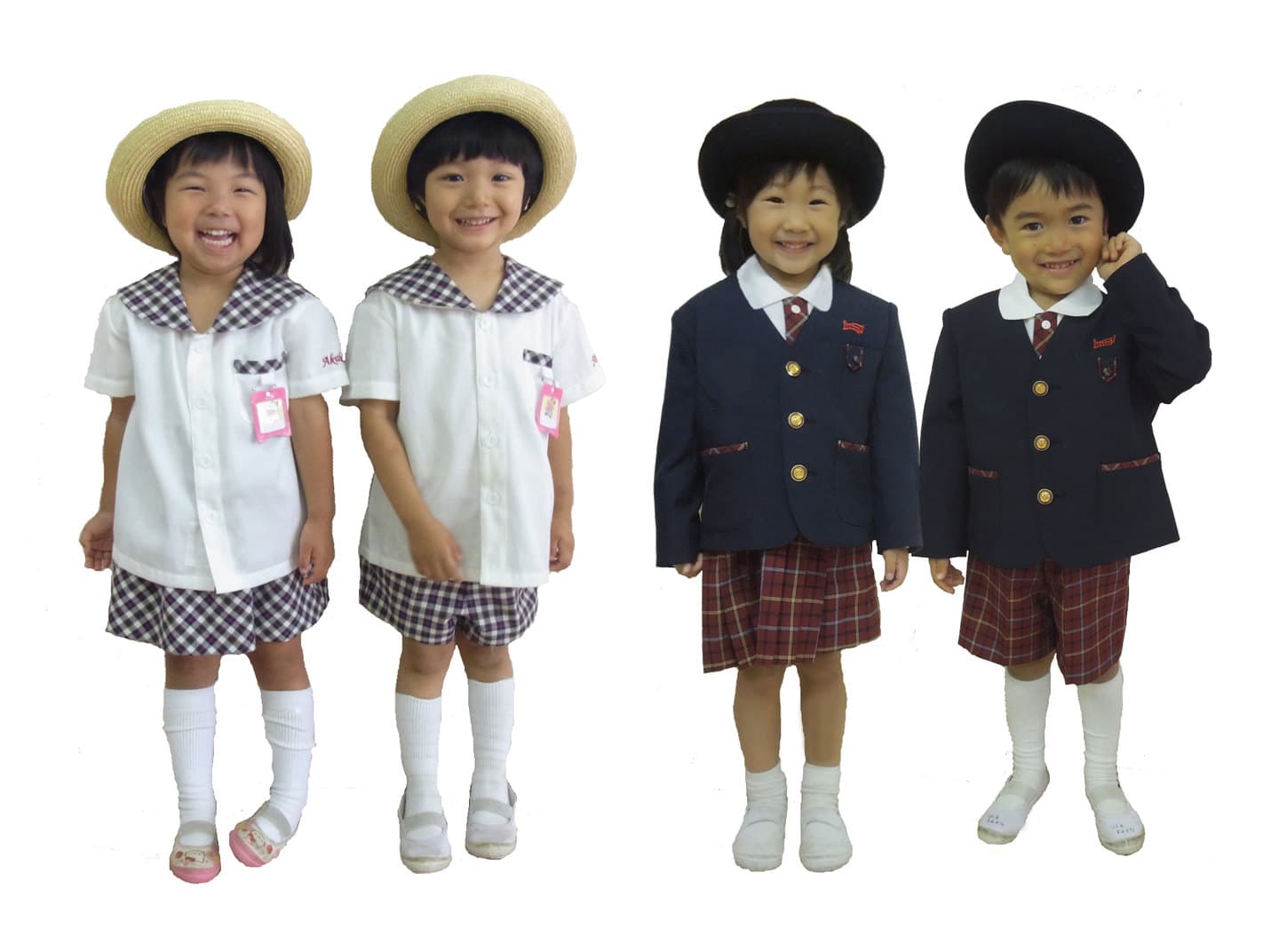 赤橋幼稚園の制服